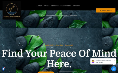 thairapymassage.com.au screenshot