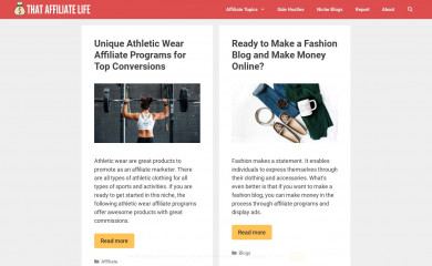 thataffiliatelife.com screenshot