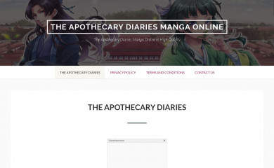 the-apothecary-diaries.com screenshot