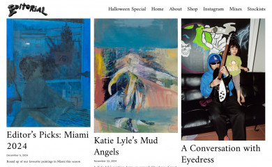 the-editorialmagazine.com screenshot