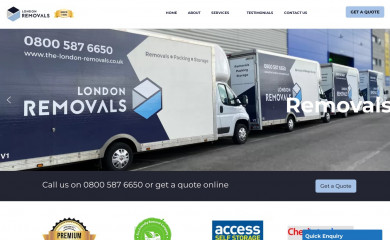 the-london-removals.co.uk screenshot