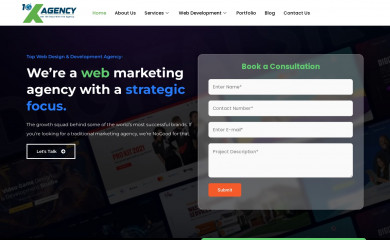 the10xagency.in screenshot