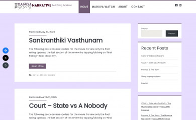 themaguvanarrative.com screenshot