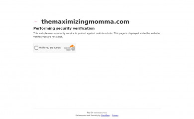 themaximizingmomma.com screenshot