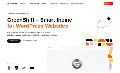 https://theme.greenshiftwp.com/ screenshot