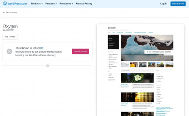 Oxygen – WordPress.com screenshot