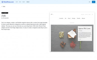 Zuki screenshot