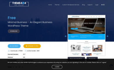 https://theme404.com/downloads/minimal-business/ screenshot