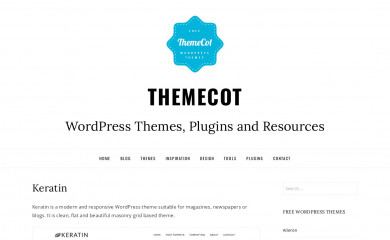 https://themecot.com/keratin/ screenshot