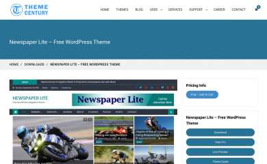https://themecentury.com/downloads/newspaper-lite-free-wordpress-theme/ screenshot