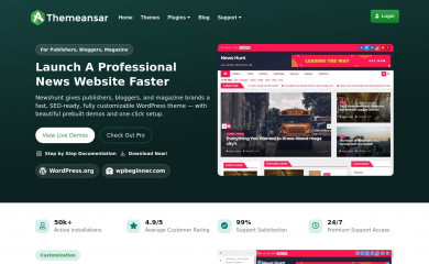 https://themeansar.com/free-themes/news-hunt/ screenshot