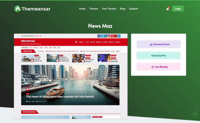 https://themeansar.com/free-themes/news-maz/ screenshot