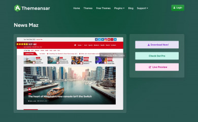 https://themeansar.com/free-themes/news-maz/ screenshot
