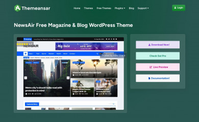 https://themeansar.com/free-themes/newsair-free-magazine-blog-wordpress-theme/ screenshot