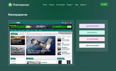 https://themeansar.com/free-themes/newspaperex screenshot