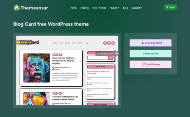 Blog Card screenshot