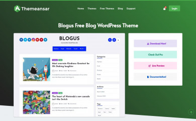 Blogus screenshot