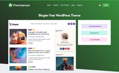 Blogier screenshot