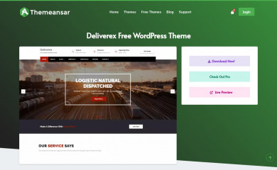 https://themeansar.com/free-themes/deliverex/ screenshot