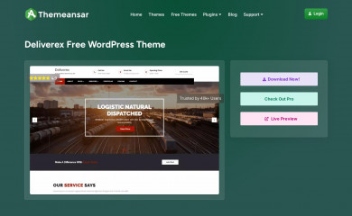 https://themeansar.com/free-themes/deliverex/ screenshot