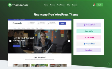 https://themeansar.com/free-themes/financeup screenshot