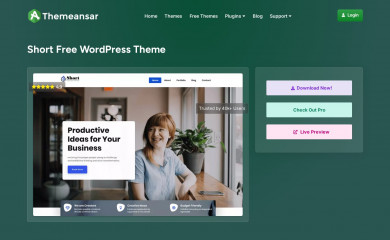 https://themeansar.com/free-themes/short/ screenshot