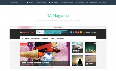 TA Magazine screenshot