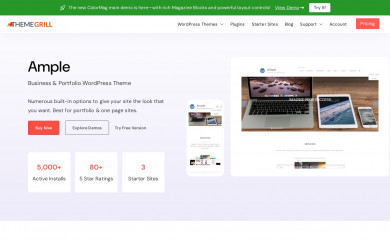 https://themegrill.com/themes/ample/ screenshot