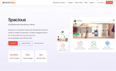 http://themegrill.com/themes/spacious screenshot