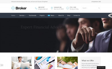 https://themedemo.commercegurus.com/broker/ screenshot