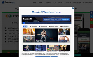 https://themeegg.com/themes/eggnews/ screenshot