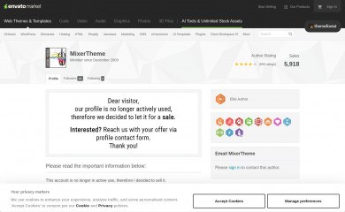 http://themeforest.net/user/MixerTheme/portfolio screenshot