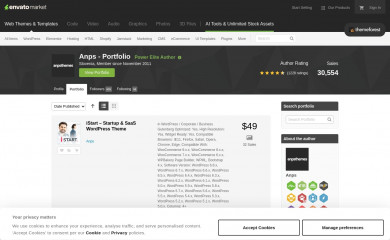 https://themeforest.net/user/Anps/portfolio screenshot