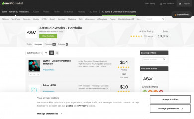http://themeforest.net/user/ArtstudioWorks/portfolio screenshot