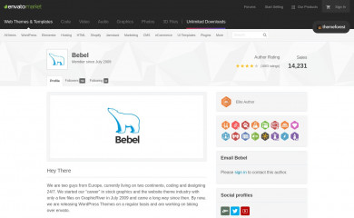 http://themeforest.net/user/Bebel/ screenshot