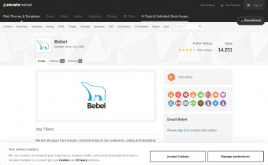 http://themeforest.net/user/Bebel/ screenshot
