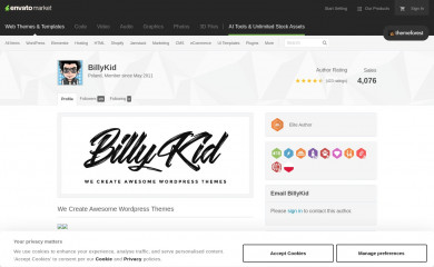 http://themeforest.net/user/BillyKid screenshot