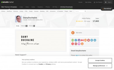 http://themeforest.net/user/DanyDuchaine screenshot