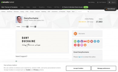 http://themeforest.net/user/DanyDuchaine screenshot