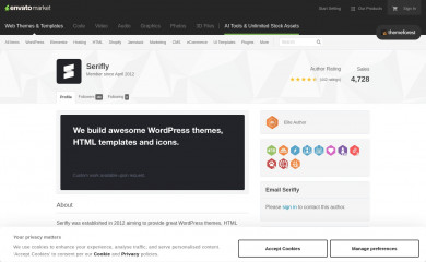 http://themeforest.net/user/Serifly/portfolio screenshot
