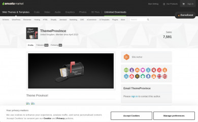 http://themeforest.net/user/ThemeProvince/portfolio screenshot