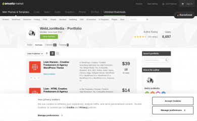 http://themeforest.net/user/WebLionMedia/portfolio screenshot