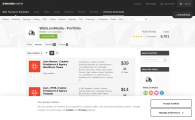 http://themeforest.net/user/WebLionMedia/portfolio screenshot