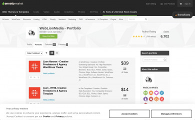 http://themeforest.net/user/WebLionMedia/portfolio screenshot