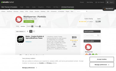 https://themeforest.net/user/madsparrow/portfolio screenshot