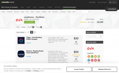 https://themeforest.net/user/ovatheme/portfolio screenshot
