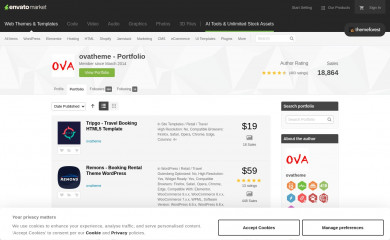 https://themeforest.net/user/ovatheme/portfolio screenshot