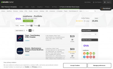 https://themeforest.net/user/ovatheme/portfolio screenshot