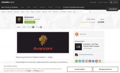 https://themeforest.net/user/avanzare screenshot