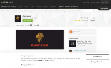 https://themeforest.net/user/avanzare screenshot